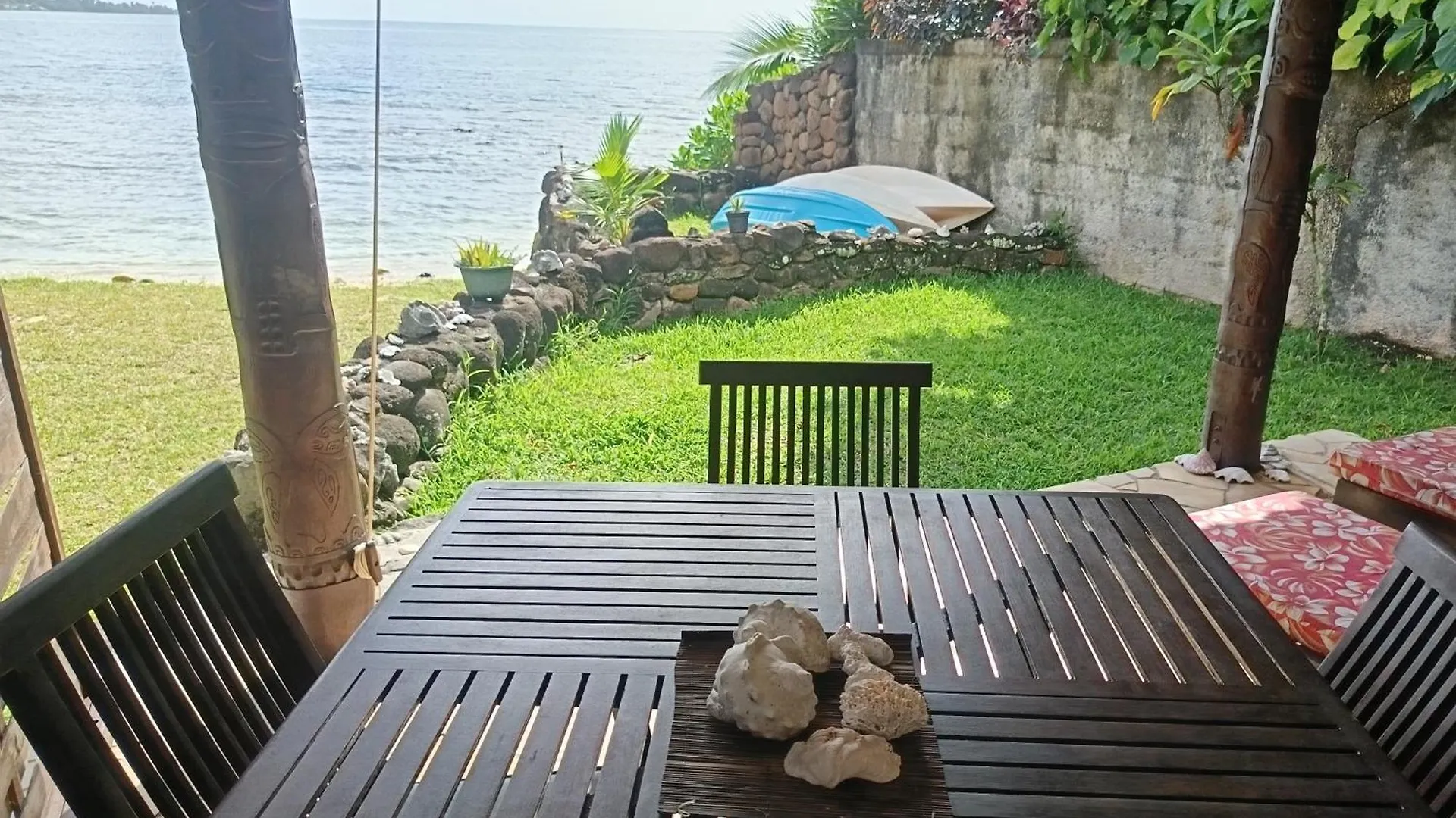 بيت للعطل La Perle De Moorea Fare Honu Bord De Lagon